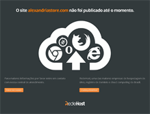 Tablet Screenshot of alexandriastore.com